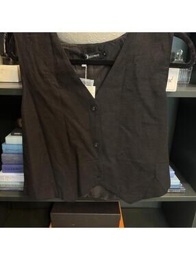 Unbranded Women's Black Vests-tanks-cami